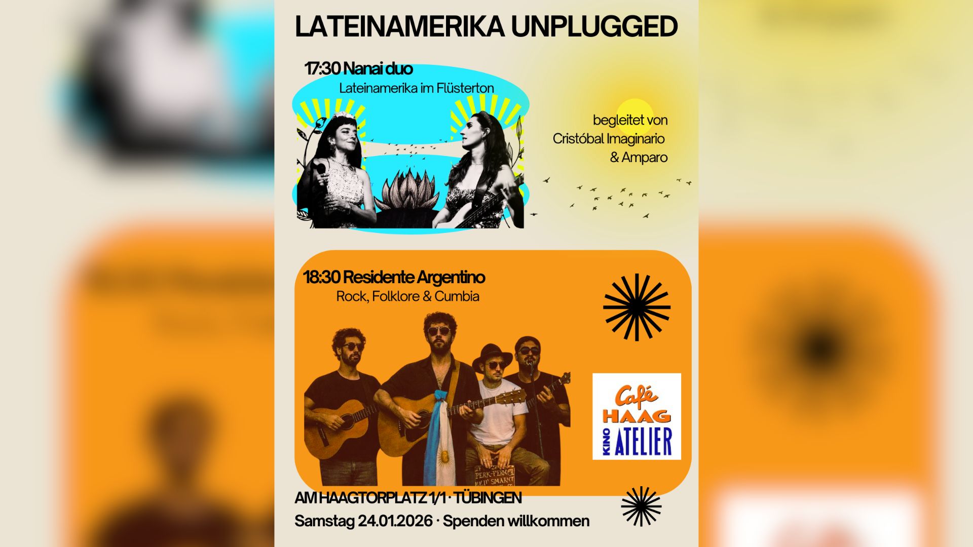 KON­ZERT: Latein­ame­ri­ka unplugged
