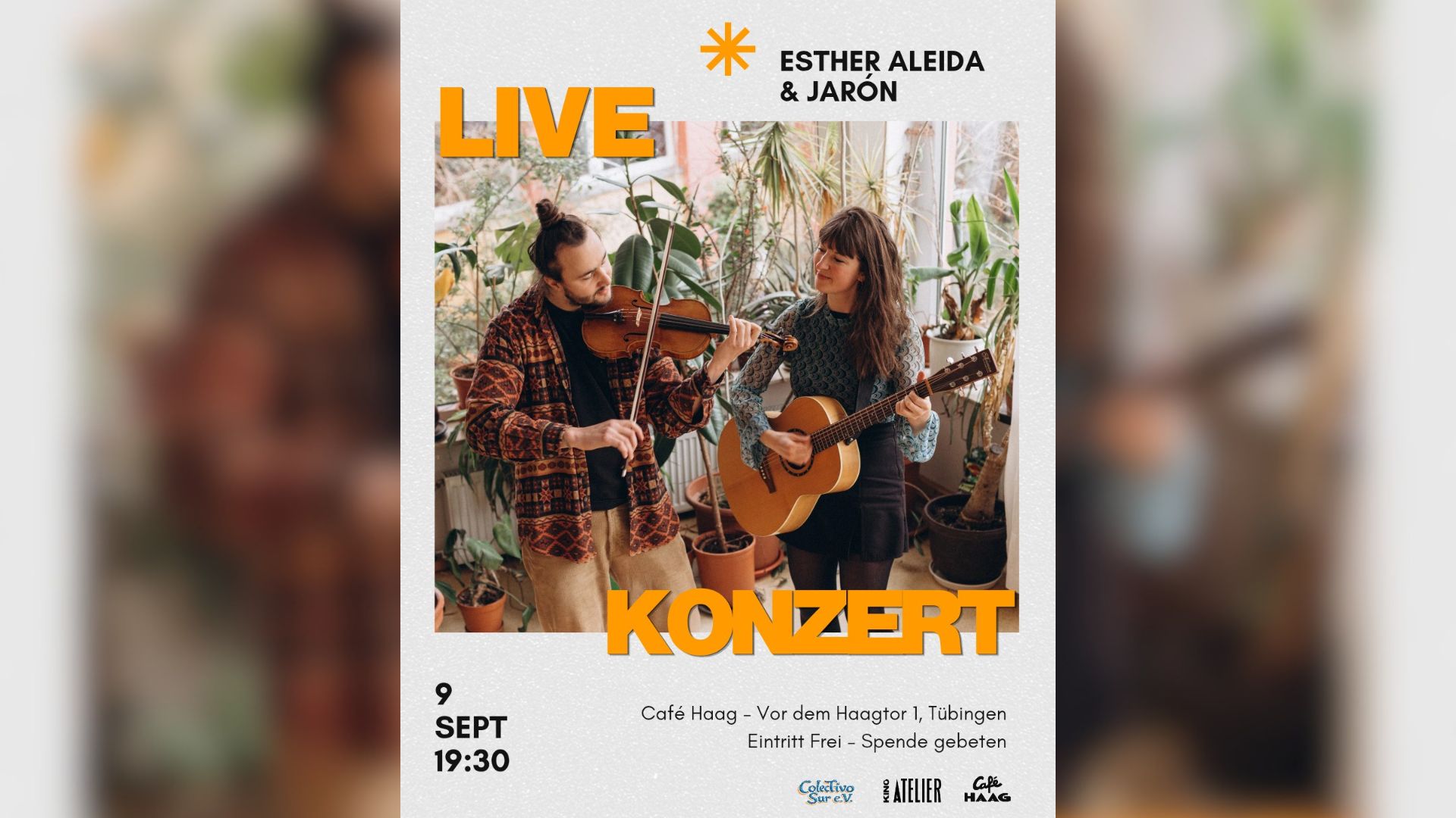 KON­ZERT: Esther Alei­da &&nbsp;Jarón